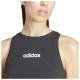 Adidas Γυναικεία αμάνικη μπλούζα Linear Slim Single Jersey Tank Top Adidas Γυναικεία αμάνικη μπλούζα Linear Slim Single Jersey Tank Top